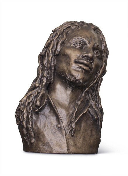 Bob Nesta Marley Statue Figurine Sculpture Head Bust Reggae Pioneer